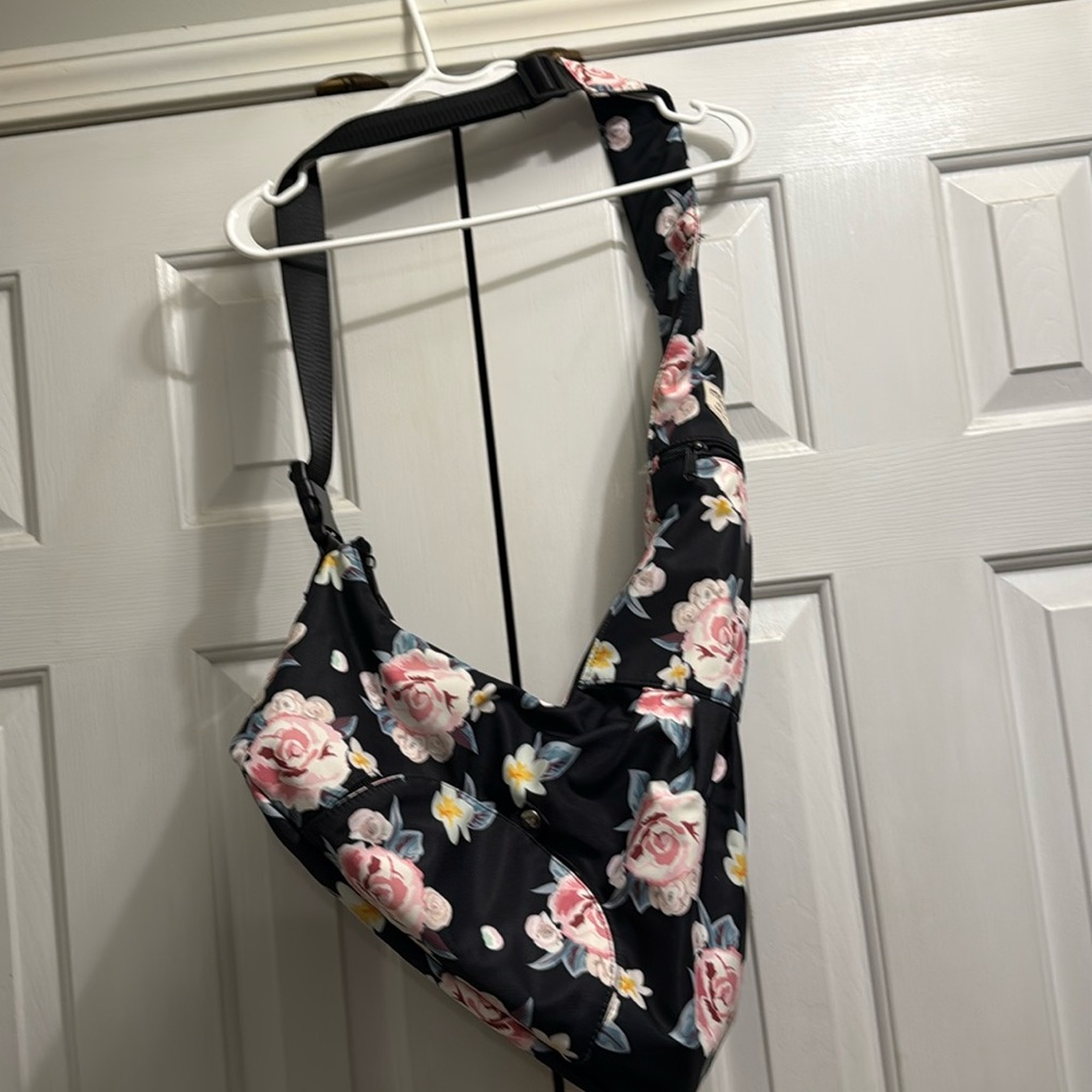 Floral Dog/Cat Carrier with Adjustable Strap up to 11lbs